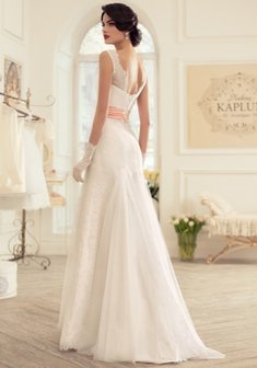 Свадебное платье Юстина-К54869. Силуэт Русалка (Рыбка), длинное со шлейфом.