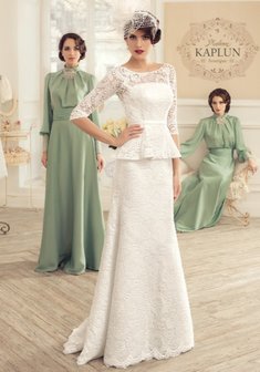 Свадебное платье Аурелия-К54873. Силуэт Русалка (Рыбка), длинное со шлейфом.